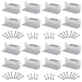 SUNMAK solar Z brackets assembly set for off-grid mounting, lightweight aluminum.