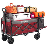 SunnyFeel 330lbs wagon tailgate design expands storage for bulky gear.