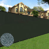 Sunnyglade privacy screen 5ft-50ft green for economical yard privacy and wind protection.