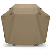 SunPatio 60 inch grill cover front view protects your Weber-style grill from rain and sun.