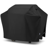 SunPatio 70-Inch BBQ Cover in full-coverage pose protects large grills from sun and rain