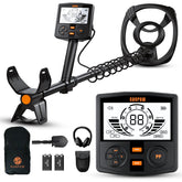 Sunpow professional metal detector with a 12in coil for precise ground searches