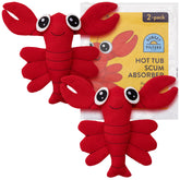 SUNSET FILTERS Scum Absorber packaging highlights reusable design for hot tubs.