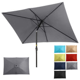 SUNVIVI OUTDOOR umbrella with crank tilt for easy shade control in bright sun
