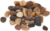 Super Z Outlet mini assorted garden pebbles closeup for decorative crafts and garden paths.