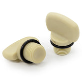 Superbobi drain plug with O-rings for WhisperFlo pumps ensures a secure seal.