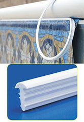 SuperDi Plastic 120ft Roll QP1562 liner lock in packaging for secure pool seam installation.