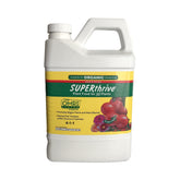 SUPERthrive liquid all-purpose plant food bottle ready to support healthy growth.