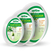 SupKing 6inch plant saucer variant a—sturdy clear tray for indoor pots