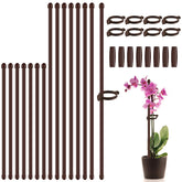 SupKing plant stakes 17inch set provides sturdy vertical support for tall plants.