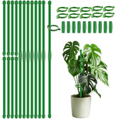 SupKing plant stakes 17 inch provide sturdy fiberglass support for upright growth in pots
