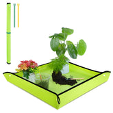 SupKing repotting mat in green laid flat for transplanting tasks