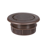 SUQ I OME parasol hole ring in dark brown stabilizes table umbrellas and reduces movement.