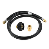 SURIEEN 5ft propane extension hose ready for flexible outdoor grilling setups.
