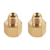 SURIEEN brass RV propane adapter with 1/4 inch NPT for durable fittings.