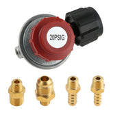 SURIEEN propane regulator valve front view with dial for precise flame control.