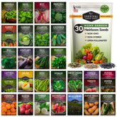 Survival Garden Seeds 30-varieties pack ready for year-round planting.