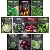 Survival Garden Seeds Detroit Dark Red Beet offers crisp roots for fresh spring salads