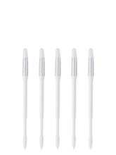 Sustee Aquameter set of five white units for medium pots, continuous moisture monitoring.