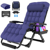Suteck oversized zero gravity chair folded for portable storage