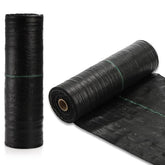 Suwimut weed barrier landscape fabric blocks weeds over a large area for a tidy garden.