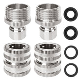 SWEAMTING garden hose quick connect with 3/4 inch fittings enables fast, secure hookups