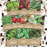 Sweet Yards organic container garden seeds pack for balcony growing and fresh harvests