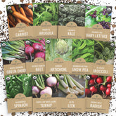 Sweet Yards organic seed pack front cover for seasonal planting ideas