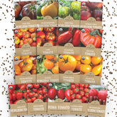 Sweet Yards Organic Tomato Ultimate seeds in a seed packet display for diverse harvests.