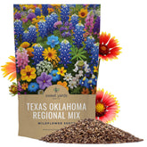 Sweet Yards Texas Oklahoma wildflower seeds bulk bag ideal for large garden coverage.