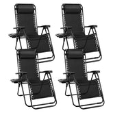 Sweetcrispy zero gravity chair pack of four at the beach for easy lounging.