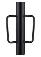 Swellisher fence post driver in action demonstrates heavy-duty steel construction for faster post setting