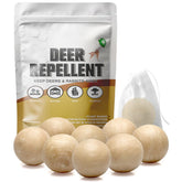 SWIALLS Deer Repellent 8-pack packaging highlights natural ingredients for outdoor protection
