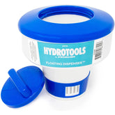 Swimline HydroTools 8725 dispenser in action maintains balanced chlorine levels for sparkling water.