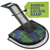 Swimline HydroTools Frog Log escape ramp facilitates safe pool exits for wildlife.