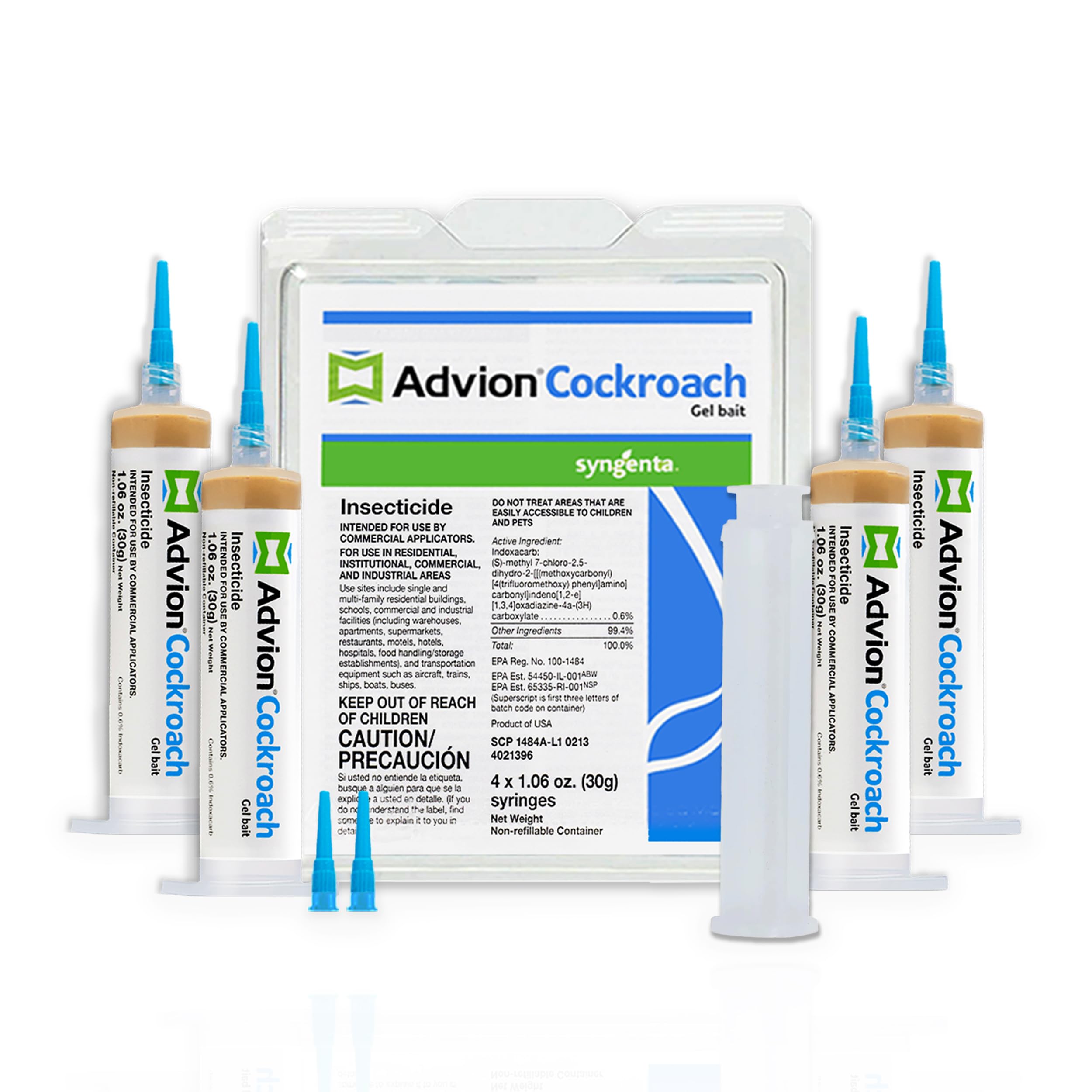 Syngenta Advion cockroach gel bait tubes for precise indoor placement and fast action