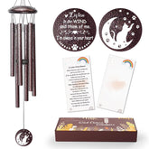 Synhonty cat memorial wind chime box, heartfelt remembrance gift ready for gifting.