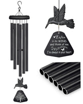 Synhonty sympathy wind chimes in box, ready for outdoor memorial gifting.
