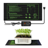 SYSAI Seedling Heat Mat 10x21 full view demonstrates even warmth for seed starting