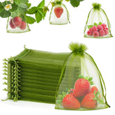 SythorYang 100-pack green fruit protection bag package protects harvests from pests.