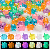 SYWHXY luminous mini pigs in a colorful collection for creative DIY decor