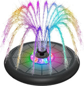 SZMP Powerful 5W solar panel powering a steady fountain with bright water spray