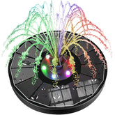 SZMP solar fountain glass panel closeup highlights durable, clear solar cells for outdoor use.