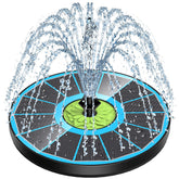 SZMP upgraded glass-panel fountain delivers durable performance for a sparkling bird bath.