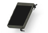 TACTACAM Defend solar panel closeup demonstrates durable power generation for outdoor use.