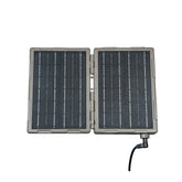 TACTACAM Reveal folding solar panel delivering 7.2W for extended field power.
