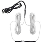 TAFALAA 205W soil heating cable installation view showing flexible wiring for even warmth
