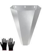 TAGEPUJIE chicken cone in galvanized steel designed for durable poultry handling up to 15 pounds