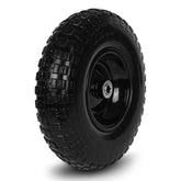 Taifa 13in rubber solid tire side view showing puncture-free reliability on rough terrain