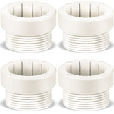 Taiyin pool umbrella stabilizer sleeve closeup shows white durable plastic.